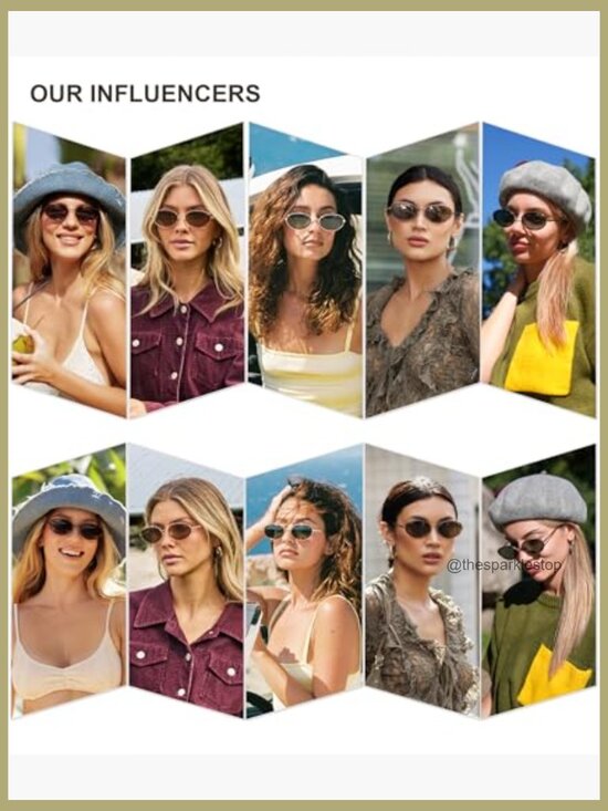 Trendy Oval Polarized Sunglasses with UV400 Protection main image 5